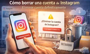 eliminar cuenta instagram