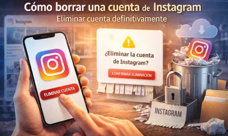 eliminar cuenta instagram